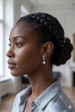 Boucles d’Oreilles avec Perles Diamantées – Élégance Lumineuse – Image 4