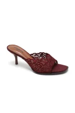 Mules à Talon en Dentelle – Élégance Féminine & Charme Délicat – Image 4