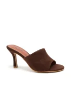 Mules à Talon en Suédine Douce – Image 3