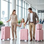 4 Piece Hardside Luggage Set with Free Luggage Scale – 20/24/28 Inch Suitcase + Vanity Case – Lightweight Hard Shell Travel Suitcases – 360° Spinner Wheels – TSA Lock – Carry On & Checked Baggage – ABS – For Women Men Family Holiday Business Trip Vacation – Image 23