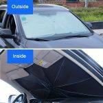 1pc Car Sunshade Umbrella, Heat Insulation UV Protection Front Windshield Sun Blocker with Bag, Adjustable Telescopic Design for Summer Vehicle Glass Shading, Sun Umbrella Uv Protection – Image 10