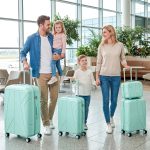 4 Piece Hardside Luggage Set with Free Luggage Scale – 20/24/28 Inch Suitcase + Vanity Case – Lightweight Hard Shell Travel Suitcases – 360° Spinner Wheels – TSA Lock – Carry On & Checked Baggage – ABS – For Women Men Family Holiday Business Trip Vacation – Image 17