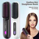 Lisseur à cheveux sans fil – Chauffe rapide, rechargeable par Type-C, anti-brûlure, léger – Image 2