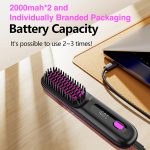 Lisseur à cheveux sans fil – Chauffe rapide, rechargeable par Type-C, anti-brûlure, léger – Image 12