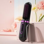 Wireless Mini Straightening Brush, Fast Heating, Portable Travel Hair Care Tool – Image 9
