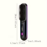 Lisseur à cheveux sans fil – Chauffe rapide, rechargeable par Type-C, anti-brûlure, léger – Image 5