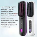Lisseur à cheveux sans fil – Chauffe rapide, rechargeable par Type-C, anti-brûlure, léger – Image 4