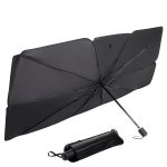 1pc Car Sunshade Umbrella, Heat Insulation UV Protection Front Windshield Sun Blocker with Bag, Adjustable Telescopic Design for Summer Vehicle Glass Shading, Sun Umbrella Uv Protection – Image 4